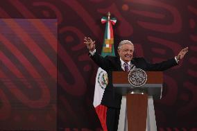 Mexico’s President Andres Manuel Lopez Obrador Press Conference