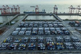 New Energy Vehicles Export in Suzhou Port