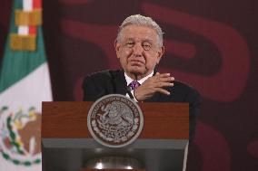 President Lopez Obrador Press Conference - Mexico