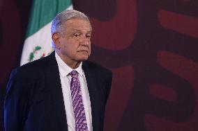 President Lopez Obrador Press Conference - Mexico