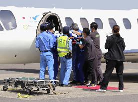Jet to transport patients needing critical care introduced in Japan