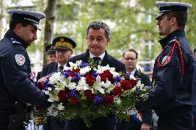 Ceremony in memory of Police Captain Xavier Jugele FA
