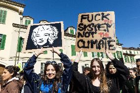 Fridays For Future Climate Protest Against Global Warming
