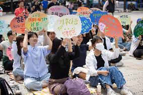 Climate Crisis Strike In Seoul