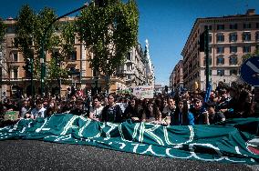 Fridays For Foture Global Climate Strike In Italy