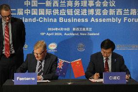 NEW ZEALAND-AUCKLAND-CHINA-BUSINESS ASSEMBLY FORUM