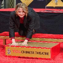 15th Annual TCM Classic Film Festival 2024 - TCM Hosts Handprint And Footprint Ceremony Honoring Jodie Foster At TCL Chinese The