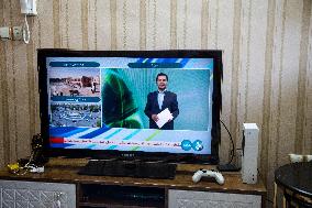 Explosion in Iran on TV
