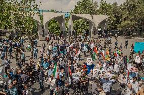 Anti-Israeli Protest In Tehran