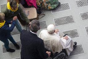 Pope Francis Audience With Pilgrims - Vatican