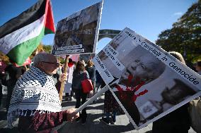 A Pro-Palestinian Rally And March In Christchurch