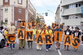 Canary Islands demonstrates against the tourism model
