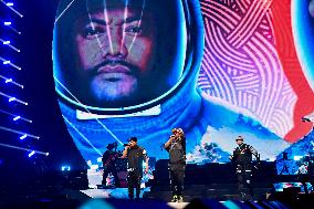 Black Eyed Peas, Taboo Jaime Luis Gómez at La Defense Arena - Paris