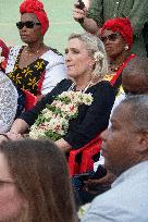 Marine Le Pen visits French Island of Mayotte - Indian Ocean