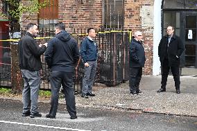 Investigators At Scene Of 40-Year-Old Male Shot And Killed In Brooklyn New York