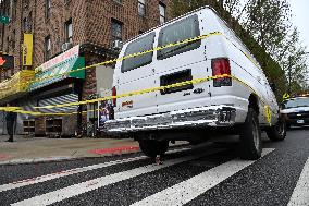 Investigators At Scene Of 40-Year-Old Male Shot And Killed In Brooklyn New York