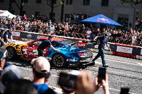 The Red Bull F1 Race Team Showed Off There Last Year Race Car In Washington DC.