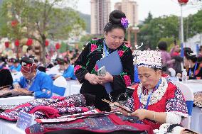#CHINA-GUIZHOU-MIAO ETHNIC GROUP-SISTERS FESTIVAL (CN)