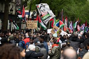 Pro-Palestine And Anti-Racism Rally - Paris