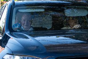 King Juan Carlos Leaves Pedro Campos’ Home - Spain