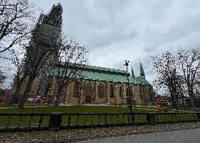 Linköping Cathedral In Linkoping, Sweden.