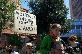 Toulouse: Thousands Of People Demonstrate Against The Decried A69 Highway Toulouse-Castres