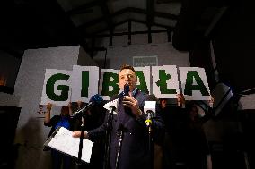 Lukasz Gibala's Election Night In Krakow