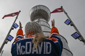 Edmonton Oilers Fans Prepare For Stanley Cup Playoff Kickoff