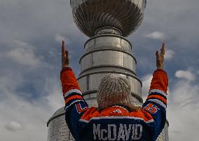 Edmonton Oilers Fans Prepare For Stanley Cup Playoff Kickoff