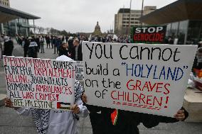 March For Gaza In Edmonton