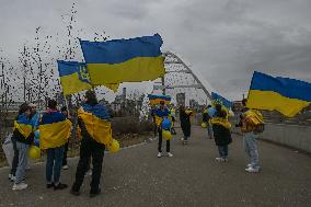 Ukrainian Rally 'Unity Is Our Superpower' In Edmonton
