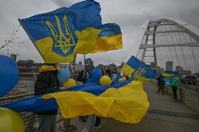 Ukrainian Rally 'Unity Is Our Superpower' In Edmonton