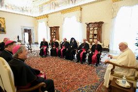 Pope Francis Receives Bishops Of Calabria