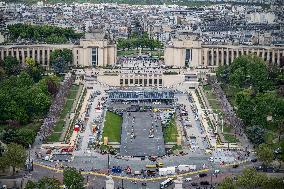 Paris 2024 - Trocadero Will Host Road Cycling