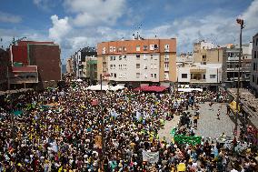 Thousands Rally In Spain's Canary Islands Against Mass Tourism