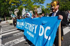 Earth Day Protest In Washington DC