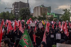 Pro-Hijab Demonstration - Tehran