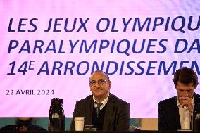 Paris Police Prefect Holds A Public Meeting On Security During The Paris 2024 Olympic Games
