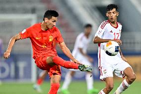 United Arab Emirates v China - AFC U23 Asian Cup Group B