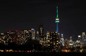 CANADA-TORONTO-EARTH DAY-CN TOWER