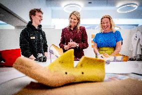 Queen Maxima Visits The Schoenenkwartier Museum - Netherlands