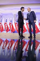 Polish PM Donald Tusk And British PM Rishi Sunak Meeting In Poland