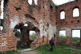 Ruins of Tereshchenko Palace in Zhutomyr region