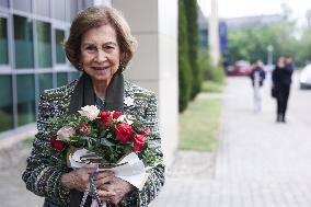 Queen Sofia Of Spain At Alzheimer's Disease International Conference In Krakow