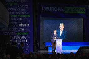 The Opening Of The Electoral Campaign Of The List Azione Siamo Europei At EcoTeatro In Milano