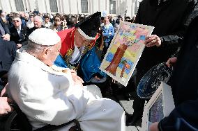 Pope Francis Wednesday Audience - Vatican
