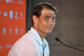 Rafael Nadal Press Conference - Madrid