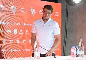 Rafael Nadal Press Conference - Madrid
