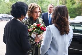 Queen Of Spain And Princess Of Jordan In Poland