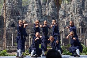 CAMBODIA-SIEM REAP-CHINA-MARTIAL ARTS-PERFORMANCE
